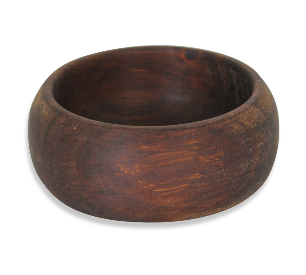 Skål, mørk brun - Ø10 cm.